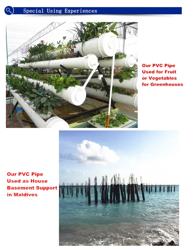 Good Pvc Pipe Of Fire And Ultraviolet Uv Resistance Pressure Pipes