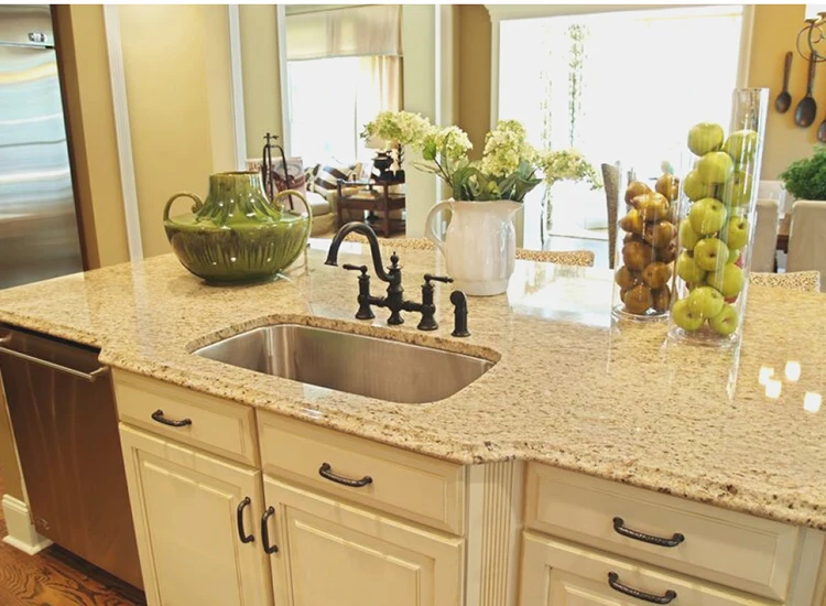 Seashell Grain Beige Composite Quartz Countertops Seashell Beige