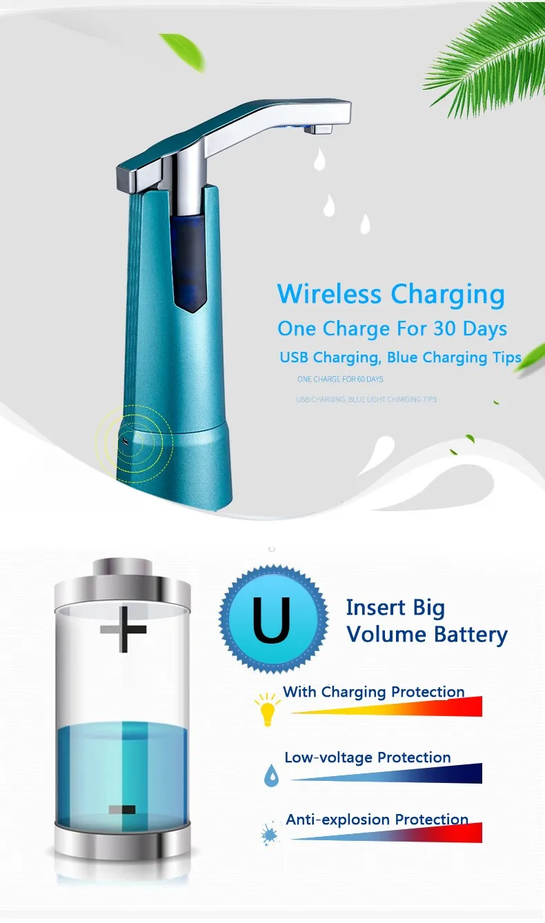 Under Counter Direct Custom 5 Gallon Hand Press Water Dispenser Without