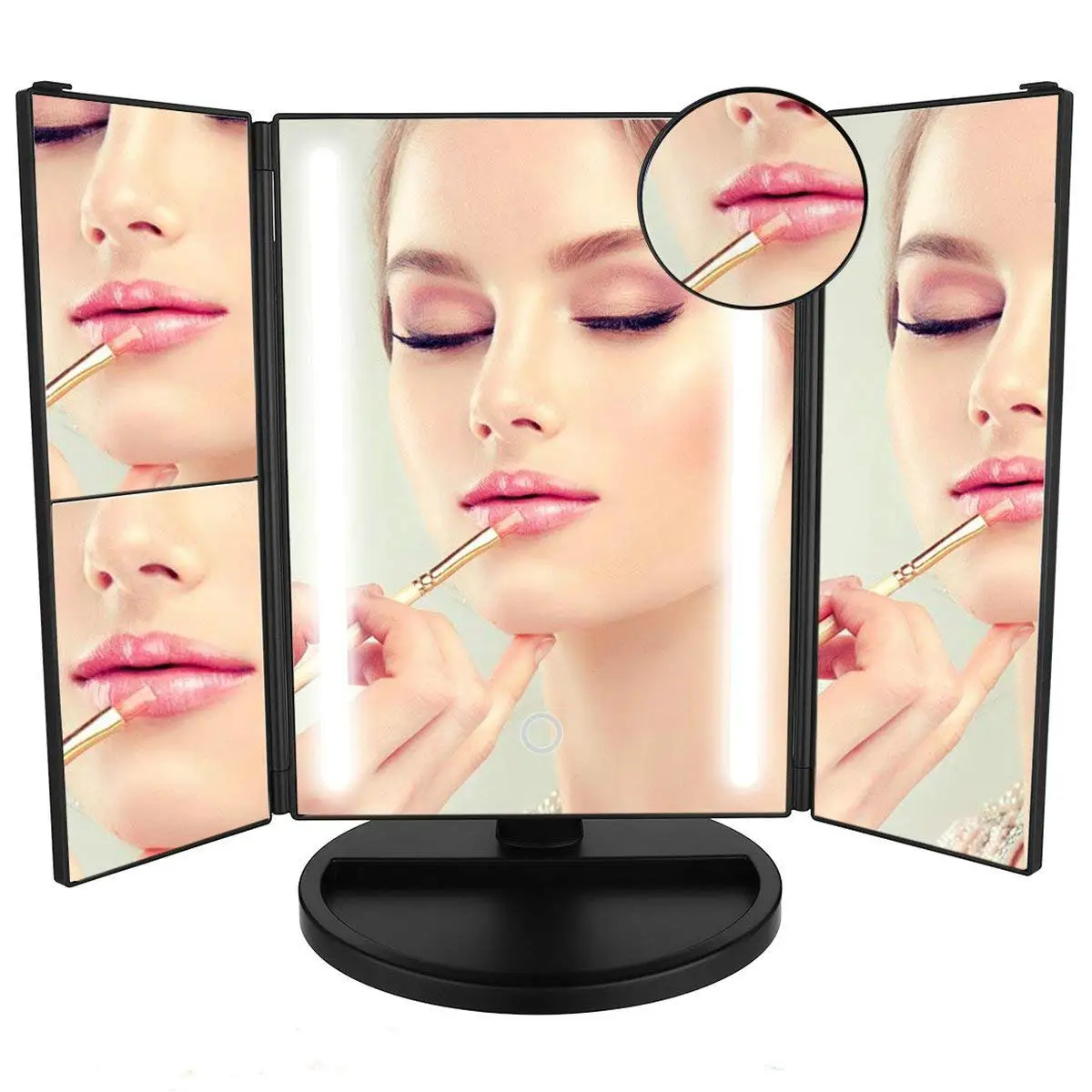 Led makeup mirror. Led Makeup Mirror зеркало вайлдберриз. Зеркало для увеличения экрана. 36 Led для макияжа достаточно.