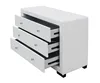 3-Drawer Big Storage Design Nightstand Bedroom Dresser Bedside Table WSS917