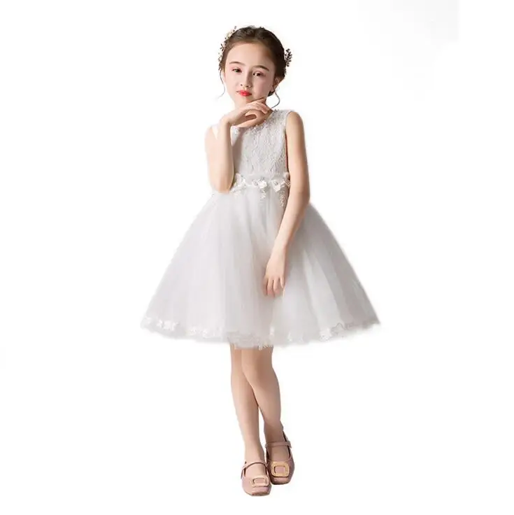 

Direct sale summer new girls princess dress bud 100% Polyester evening performance dress, N/a