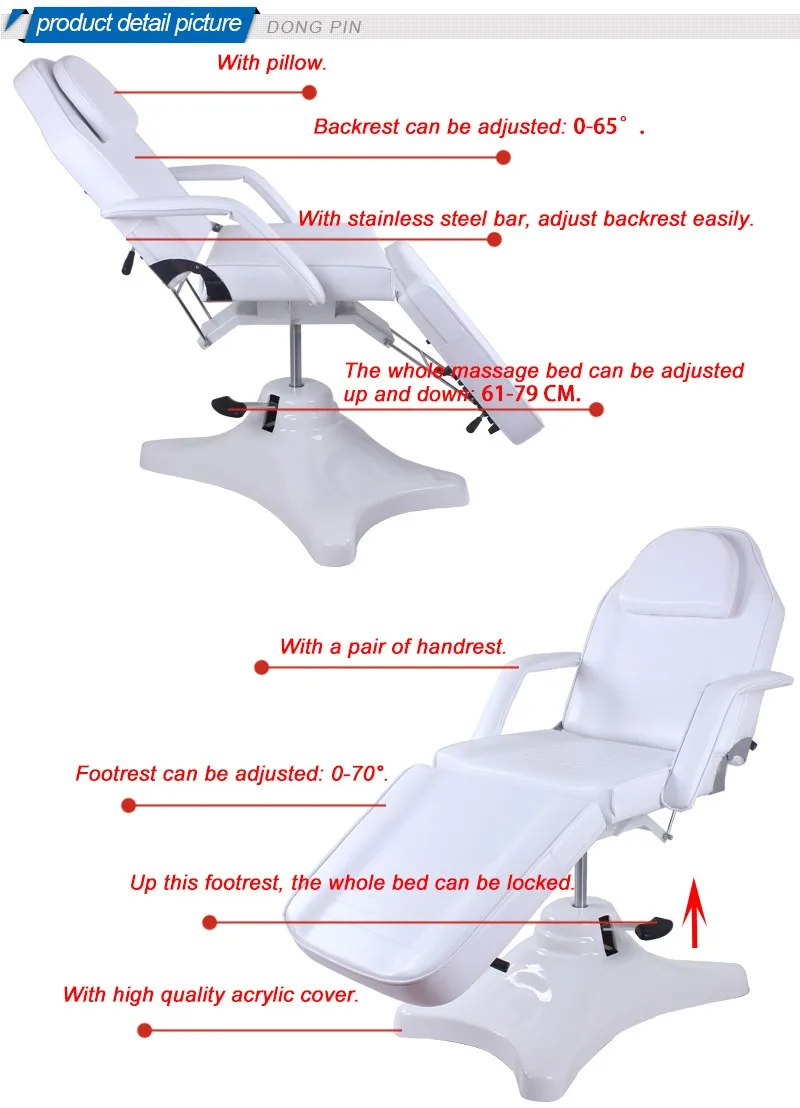hydraulic beauty bed