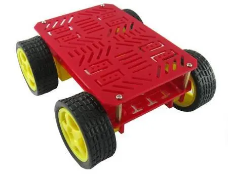 magic car 4wd robot chassis with 4 TT motor robot mobile platform