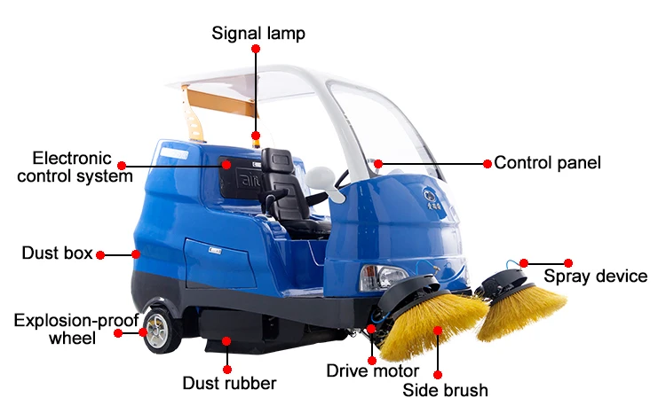 S18 Good quality road sweeper for industry