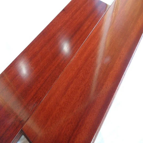 Glossy Smooth Mahogany Color African Iroko Solid Wood Floors Buy
