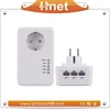 Wireless Networking Equipment Kit Powerline Ehernet Adapter with 3 Lan Ports