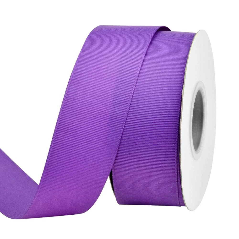 

100yds Roll Packing 1.5" Purple Grosgrain Ribbon For Hair Bows, 196 colors