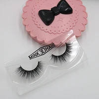 

Natural Eye Lashes Pack Mink Eyelashes With Clear Eyelash Packaging Box