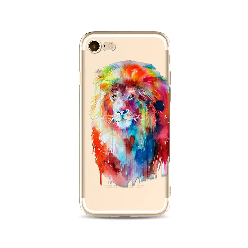 

TPU Coloful Animal Head Pattern Phone Case For iPhone 11