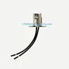Brass Bayonet Lamp Base BA15d BAY15d BA15s Socket with Wire Lampholder