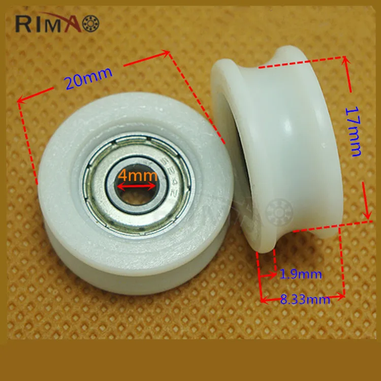 small plastic pulley wheels