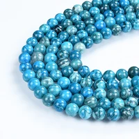 

Wholesale Blue Colorful Jasper Gemstone Beads For Jewelry Making DIY Bracelet Natural Stone Bead Strand semi precious stones