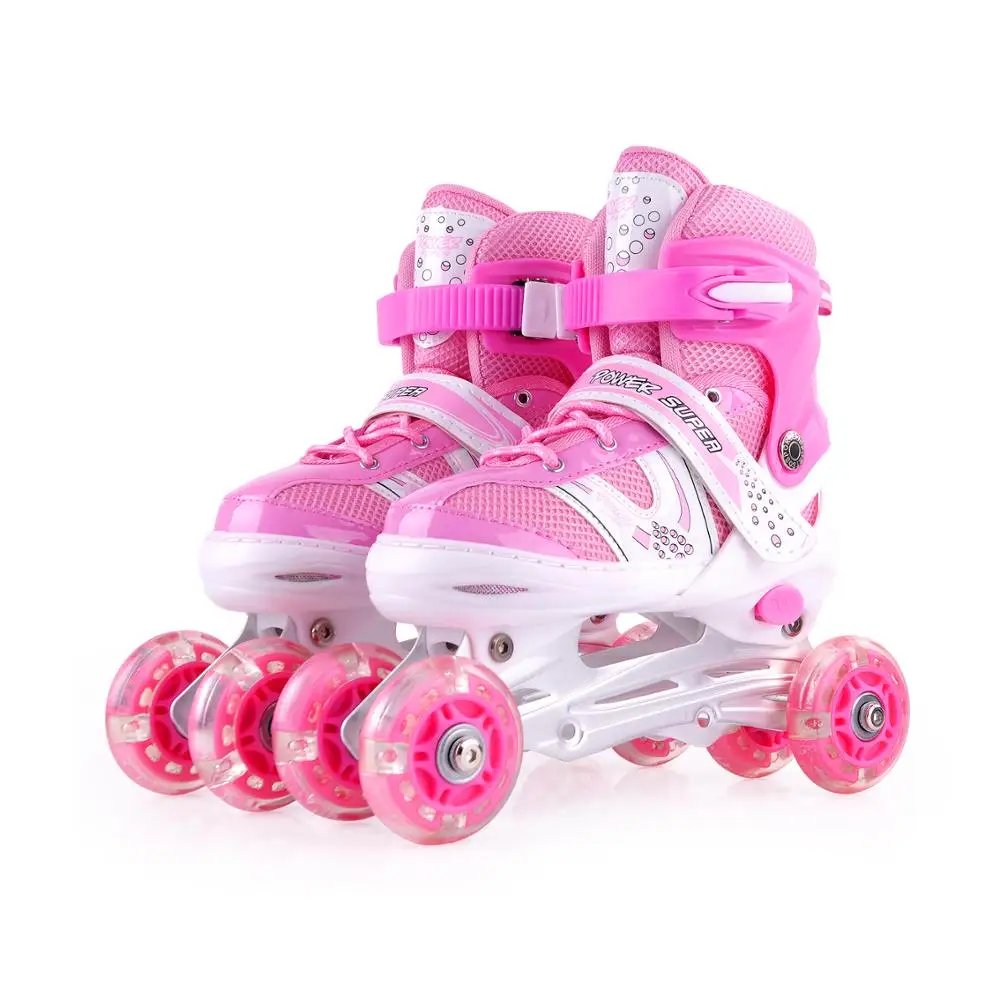 

PAPAISON Most popular Adjustable Skate for kids skate shoes wholesale, Blue, pink