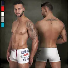high quality cotton 1982 printed boxers Modal comfortable underwear men 5 colors Original boxer men fit male shorts men ST512