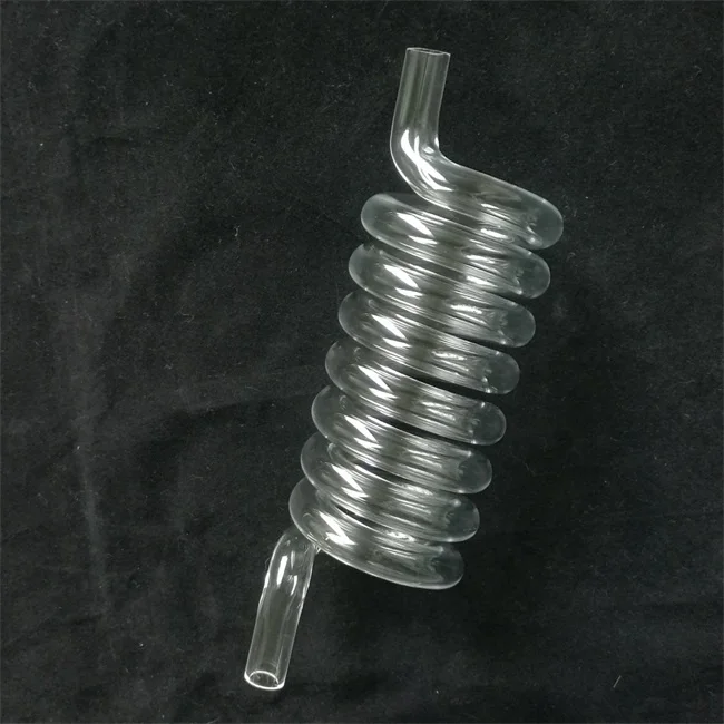 工厂定制高品质和便宜的螺旋石英玻璃管