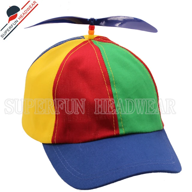baseball cap with propeller