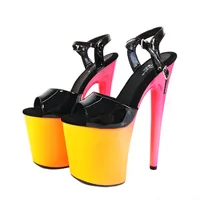 

Leecabe China wholesale Alibaba new pole dance high heel sexy ladies transparent platform shoes platform sandals