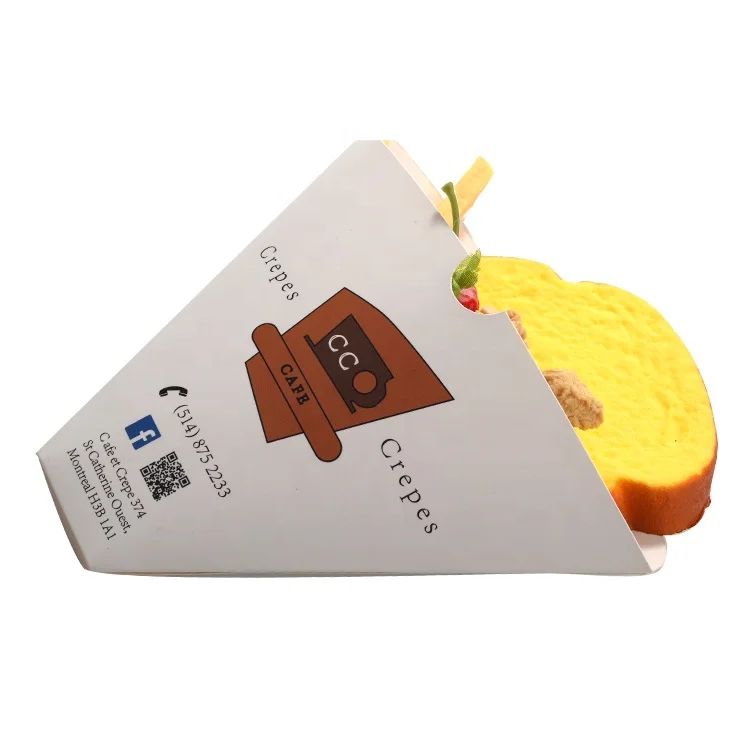 Cheap Price Custom Printed Perforated Line Crepe Kraft Paper Cone,Crepe Holder Cone Buy Crepe