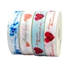 New design high end custom logo printing ribbons for hair crafts flowers