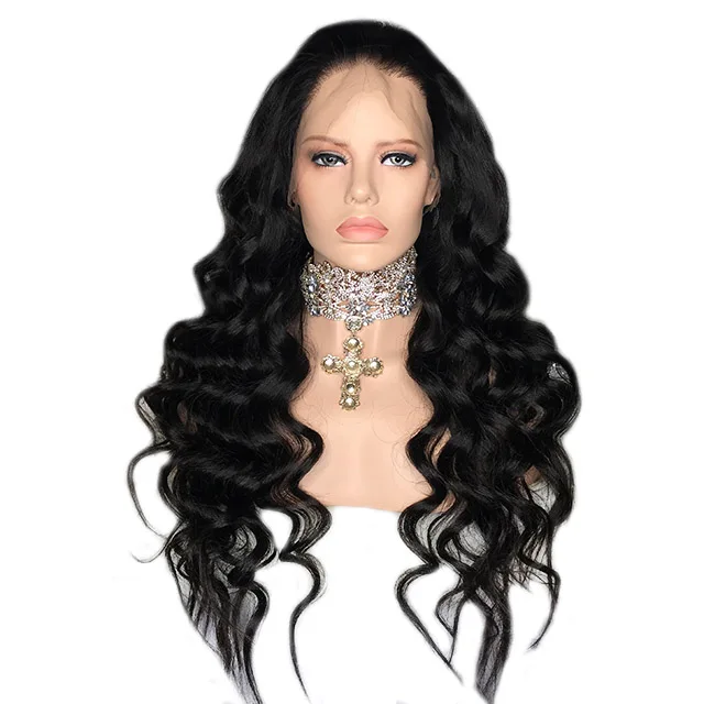 

Loose Wave Brazilian Virgin Human Hair Wigs Lace Front Wigs For Black Women