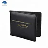 Thin Leather Car Insurance Registration wallet Driver License Car Document holder with Strong Magnetic