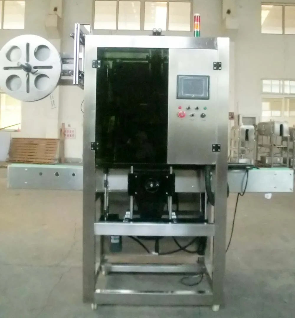 Automatic Pvc Bottle Neck Band Sleeve Label Shrink Wrap Applicator