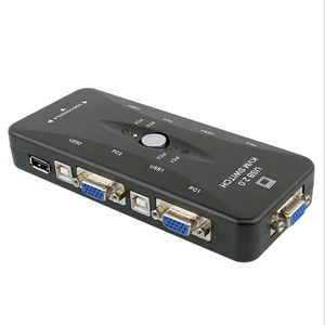 4 Port USB 2.0 KVM Switch VGA SVGA Splitter