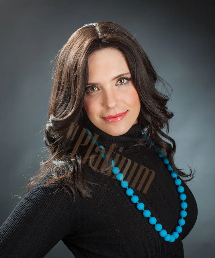 华丽的亮点丝绸顶级自然波欧洲头发大层犹太假发 sheitel