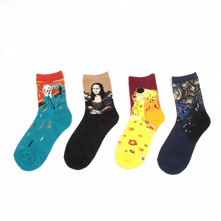 

Lovers Crazy Retro Art Bulk Wholesale Socks for Men and Women, Custom color