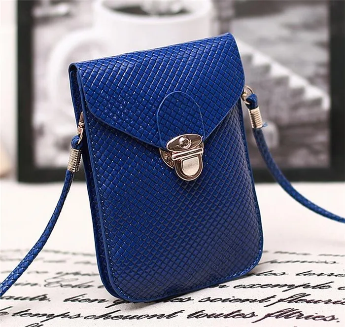 Hot Sale Korean Fashion Ladies Leather Mini Sling Bag Mobile Phone Bag ...