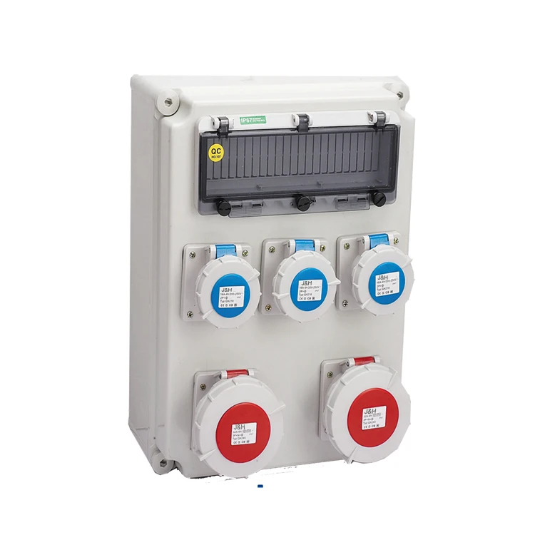 Industrial Socket Combination Power Box,Ip67 Ip44 European Power Panel Distribution Box Buy 3