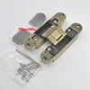 180 degree zinc alloy 3d adjustable 24mm thick door concealed hinges,140mm Antique brass 180 degree Zinc alloy hinges