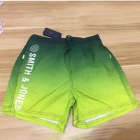 

High quality Hawaii style print green or red beach board short pants swim shorts for men and boys