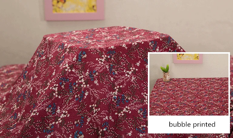 
New fashion bubble chiffon printed fabric for garment bubble crepe fabric 