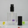 50ml Glass Material Refillable Screw Pump Sprayer Sealing Type Perfume Industry Use Clear Glass Bottle For Perfume