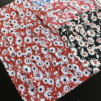 flower print chiffon fabric
