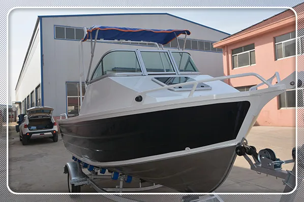Best Price High Quality Weld Aluminum Boat 17 Feet Cuddy Cabin