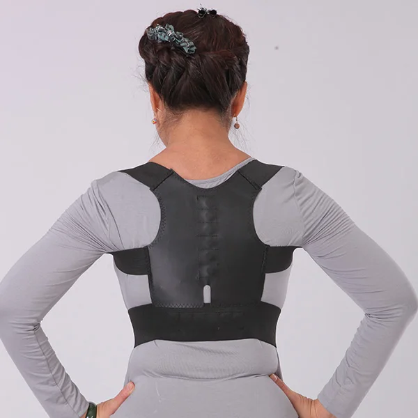 

Medical therapy tourmaline magnet stone back and shoulder support belt corrector back blance belt