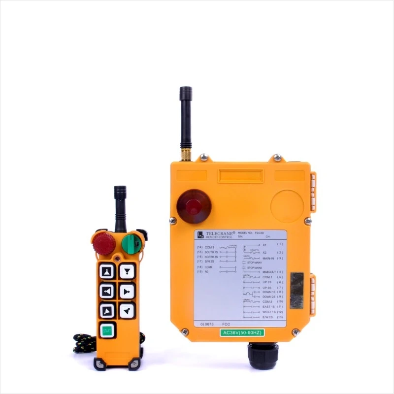 

F24-6D remote controlled cranes wireless radio industrial remote control