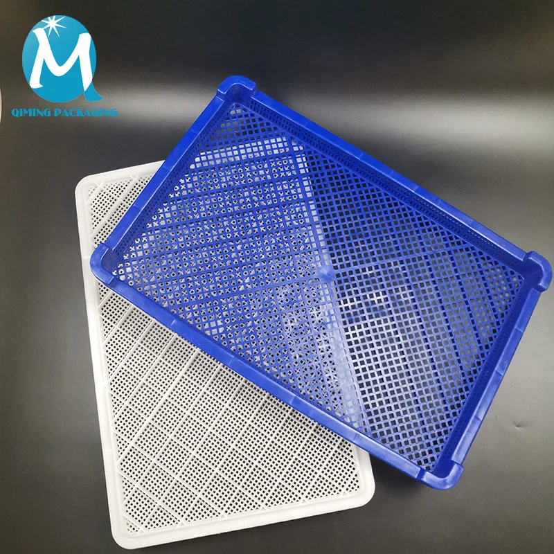 Stackable Plastic Food Certificate Carrying Drying Tray And Trolley For
