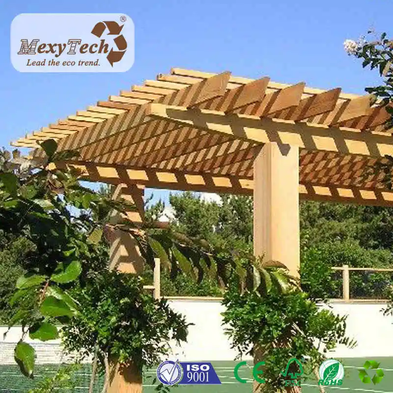 

Life long time outdoor wpc aluminium pergola and gazebos outdoor, Teak,mahogany,coffee,dark coffee, chocolate,dark grey