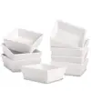 Porcelain Ramekins Bowls Square Bakeware Bowl