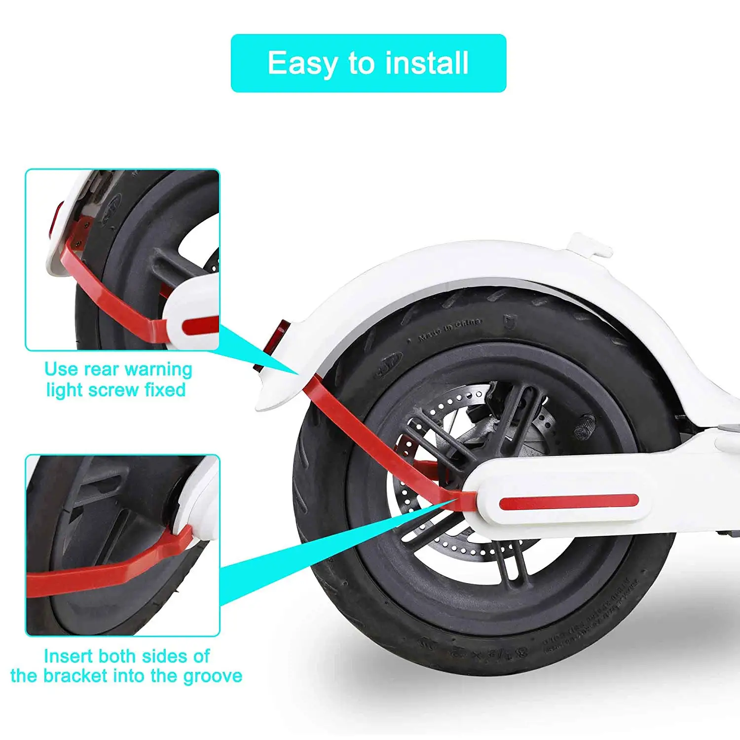 Scooter Accessories Rear Fender Support Frame Protection Frame For Xiaomi Mijia M365/pro