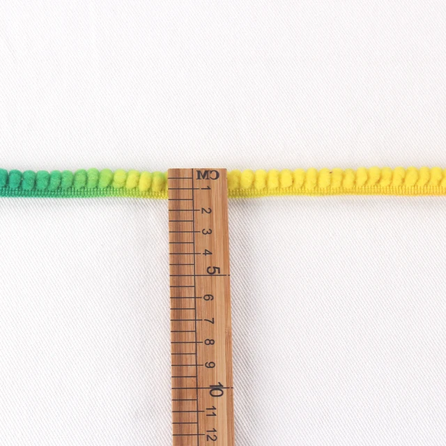 3cm colorful pompom lace for kids garment