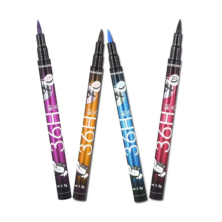 

Number one long lasting neon blue pink pastel purple eyeliner, 4 colors