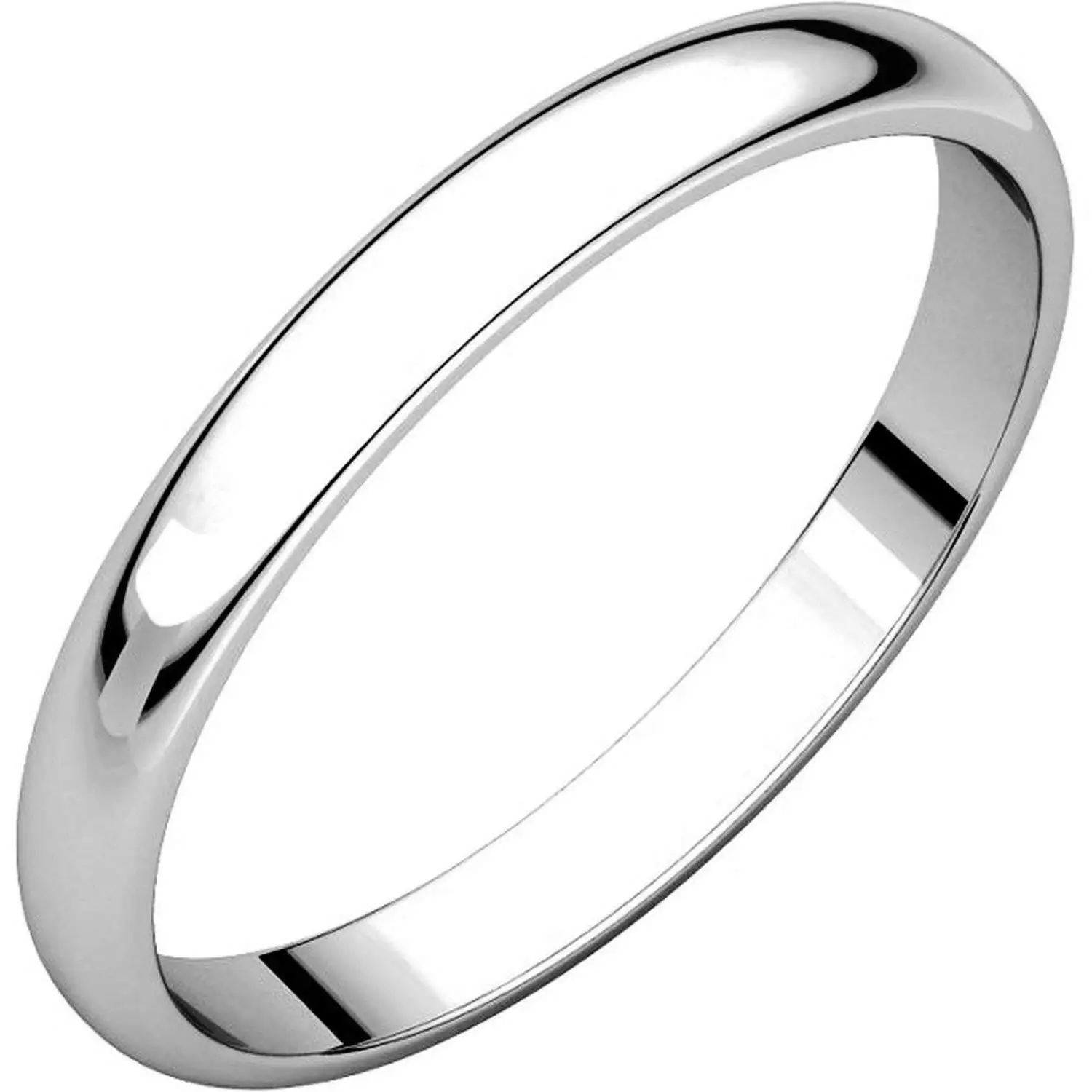 Wedding Bands Classic Bands Flat Bands Titanium Flat 5mm Polished Band Size 10.5