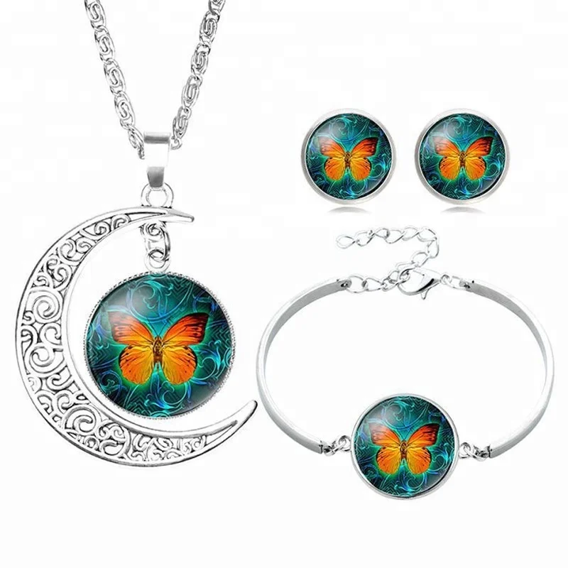 

earring for girl butterfly design african set jewelry