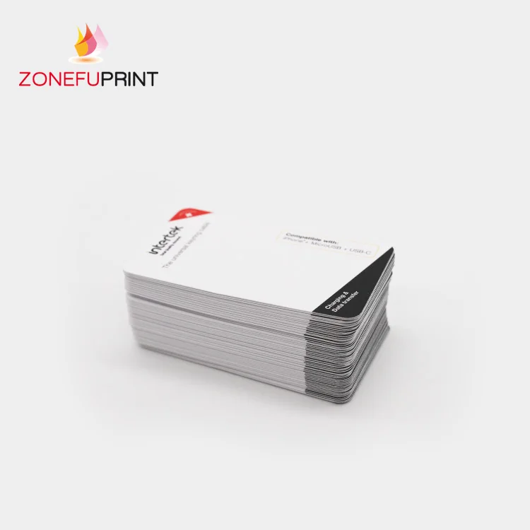 
Amazon Best Seller Business Card Printing Goods Instruction Paper Card Packaging Header Card 