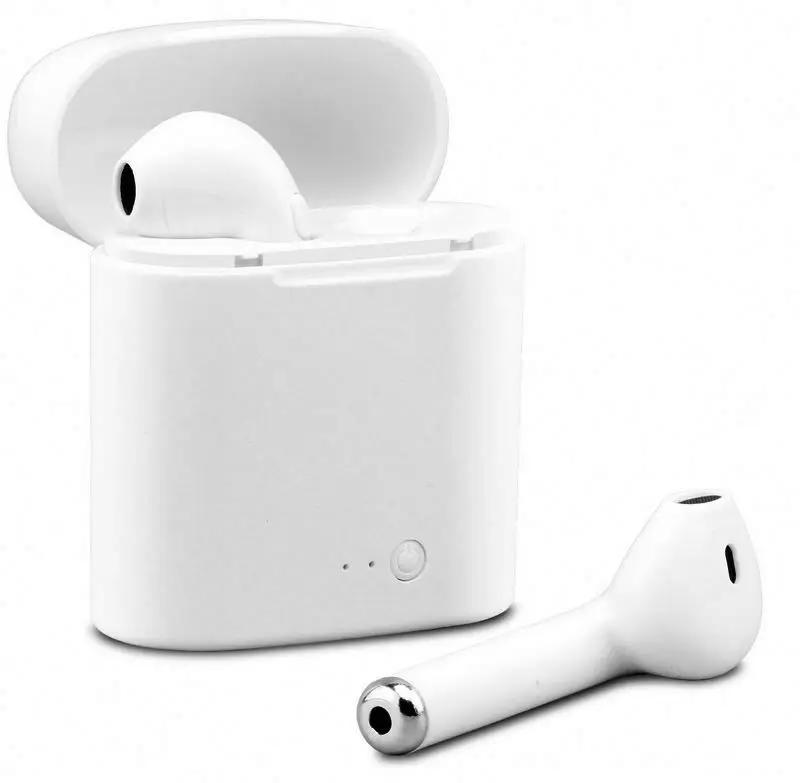 

I7s Tws Wireless earphone BTWireless Earphone Headphones Music Play 3hours above Phone call works for both side, Black;white;gold;silver